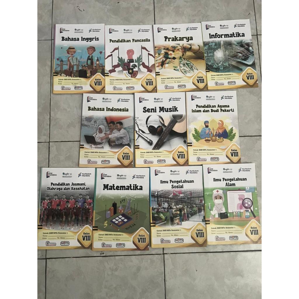 Paket LKS Lengkap 12 Buku Kelas 8SMP | Lembar Kerja Siswa Semua Mapel | Hemat & Praktis