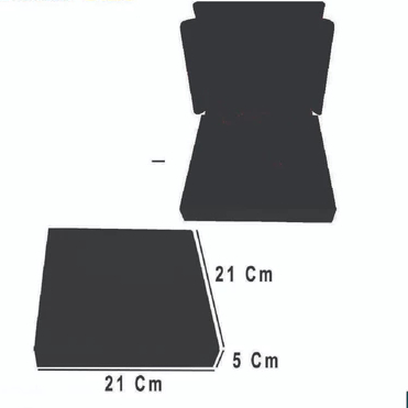 Box Hitam Polos Kotak Hampers Ukuran 21x21x5 Cm Dus Packaging Hampers Kado
