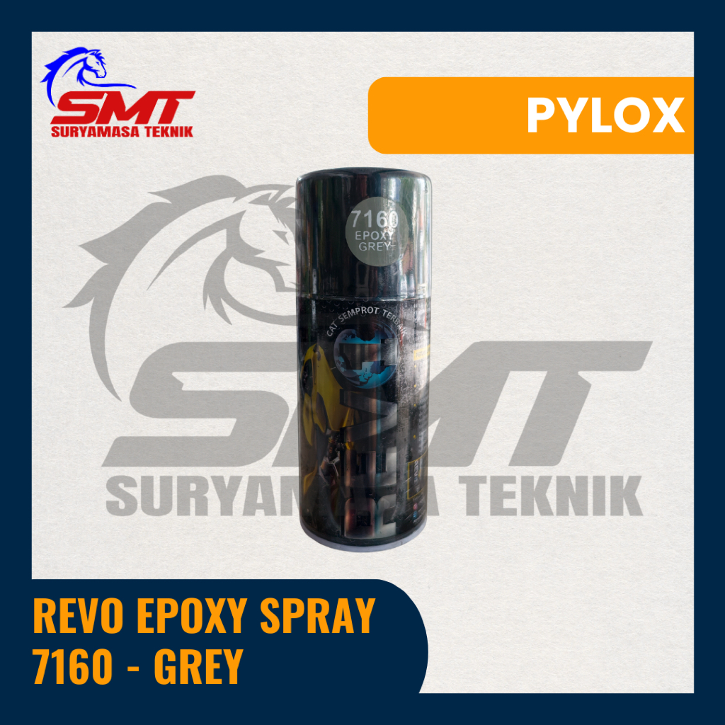 Revo Epoxy Spray 7160 Abu Abu - Cat Semprot Primer Epoxy Anti Karat Grey