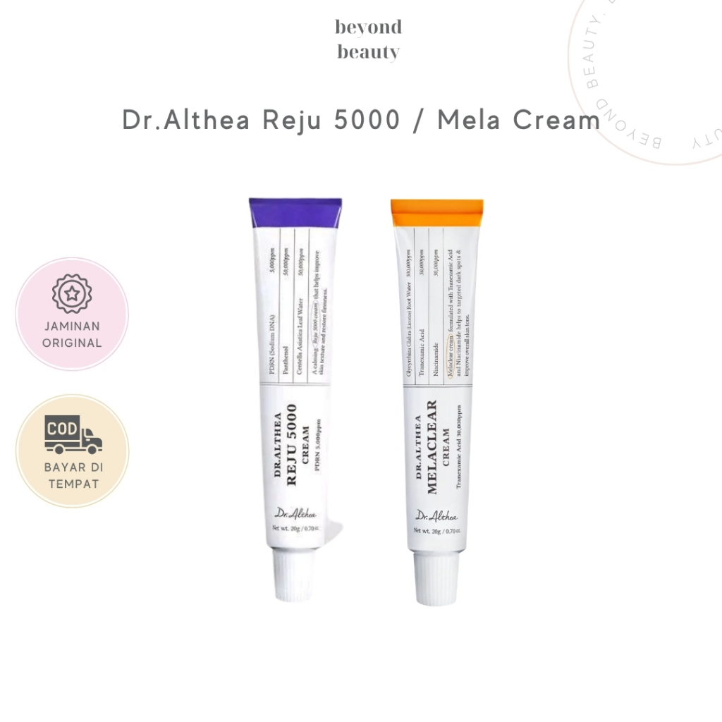Dr. Althea Reju 5000 Cream | Dr. Althea Melaclear Cream 20gr