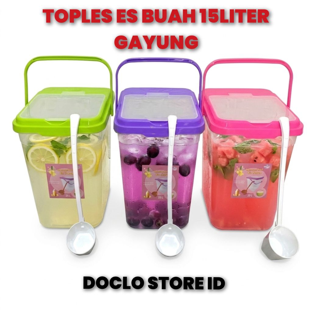 toples es buah / toples es buah lovenia 15 liter