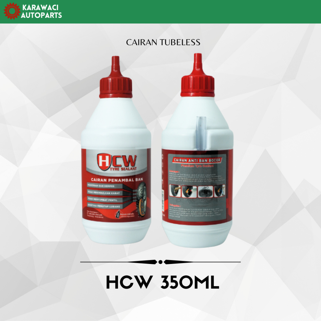 Cairan Ban Motor Tubeless HCW 350 ml
