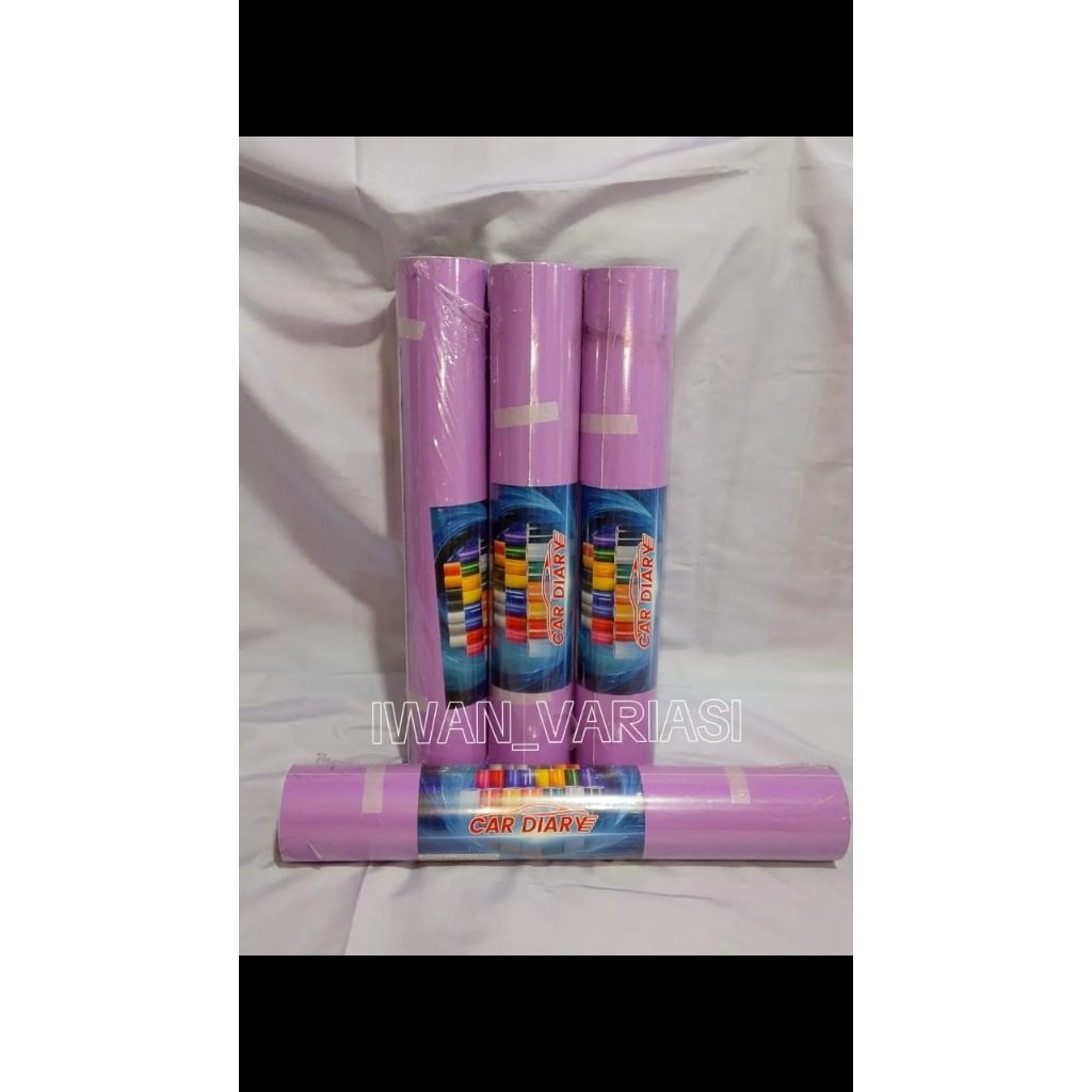 CAR DIARY (SKOTLET MOTOR & MOBIL) warna ungu lilac