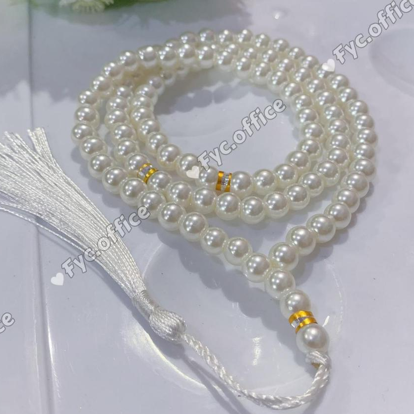 TASBIH BUTIR 99/TASBIH MUTIARA/TASBIH MUTIARA CANTIK/PERLENGKAPAN ALAT SHALAT