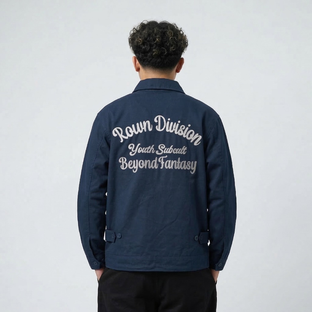 Rown Division Deck Jacket - Rown Dvsn Jaket Deck Navy Artania Navy