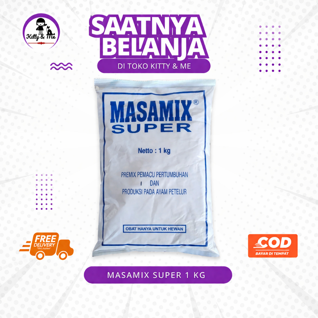 MASAMIX SUPER 1 KG - Premix Pemacu Produksi Ayam Petelur