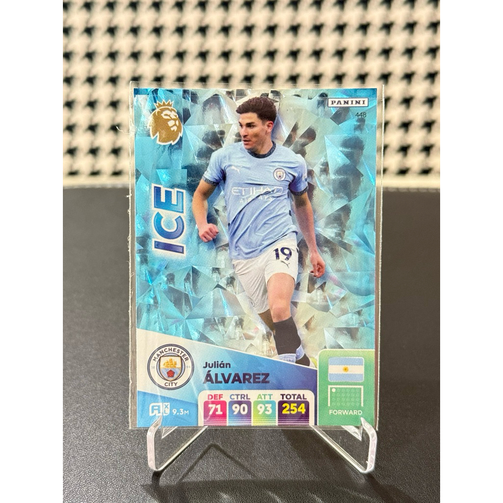kartu bola panini adrenalyn xl premier league julian alvarez ice manchester city