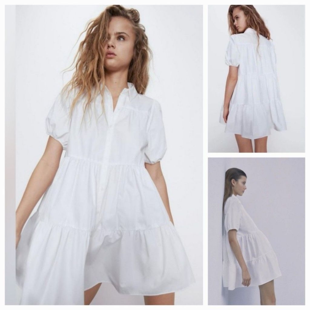 ZARA tiered dress