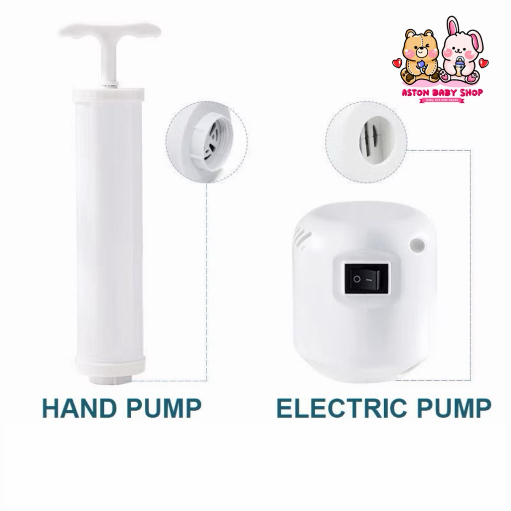 Vacuum Pump Manual / Electric - Alat Vakum Plastik Manual dan Elektrik / Pompa Vaccum Bag / Pompa Pl