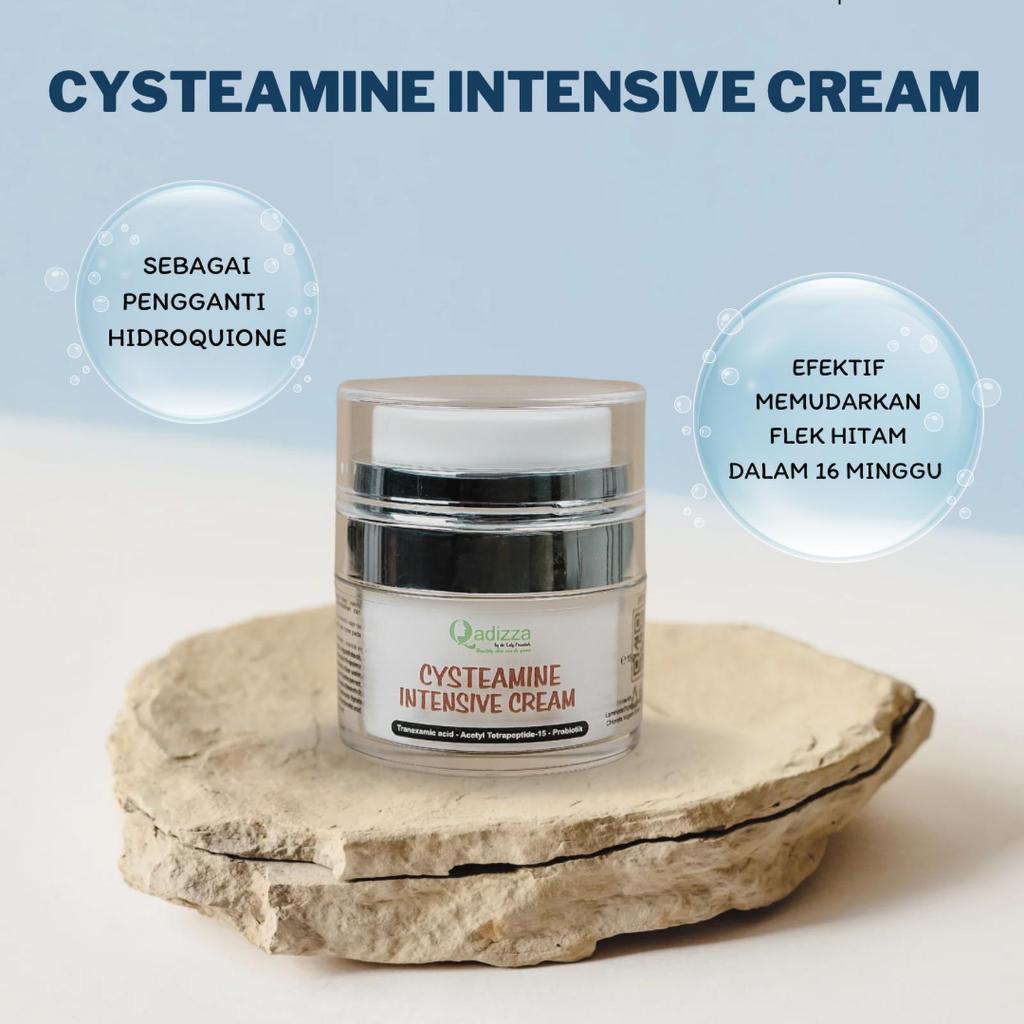QADIZZA CYSTEAMINE ADVANCED 5% Cysteamine HCl + 3% Tranexamide Acid + 5% Niacinamide (Efektif Mencer