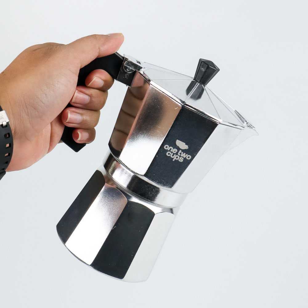 Alat Seduh Espresso Teko Moka Pot Kopi Hitam Manual Brew Coffee Maker Kompor Gas Listrik Dapur 600ml