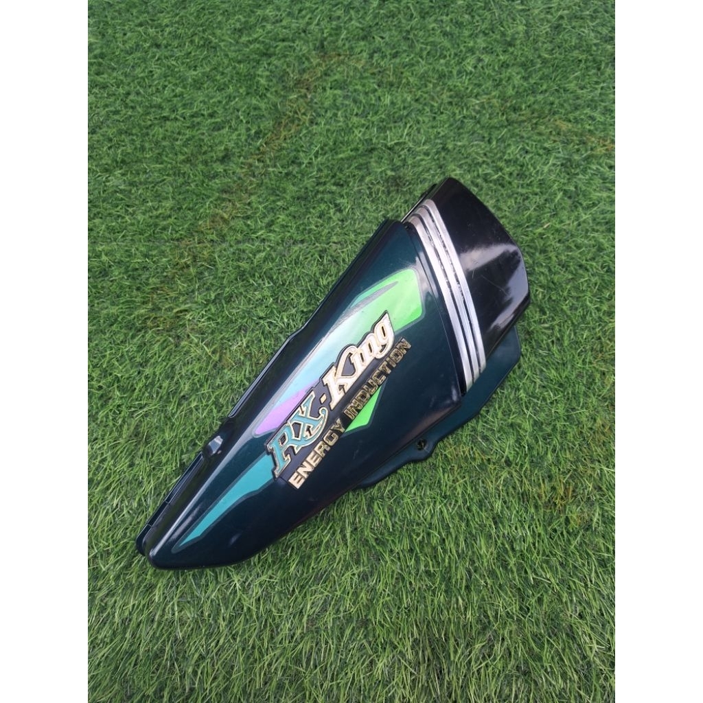 COVER BODI TEMPONG AKI KANAN YAMAHA RX KING HIJAU BOTOL ORIGINAL COPOTAN