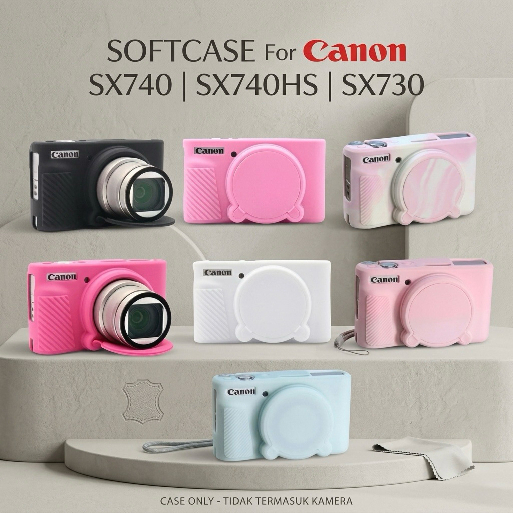 Softcase Canon SX740 SX740HS SX730 Case Cover Body Protector