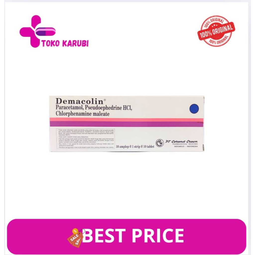DEMACOLIN BOX 100 TABLET