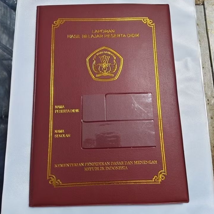 Sampul Map Raport SD UMUM 2 JENDELA  Raport Custom untuk PAUD , TK , RA , SD , SMP , MTS , SMA , SMK