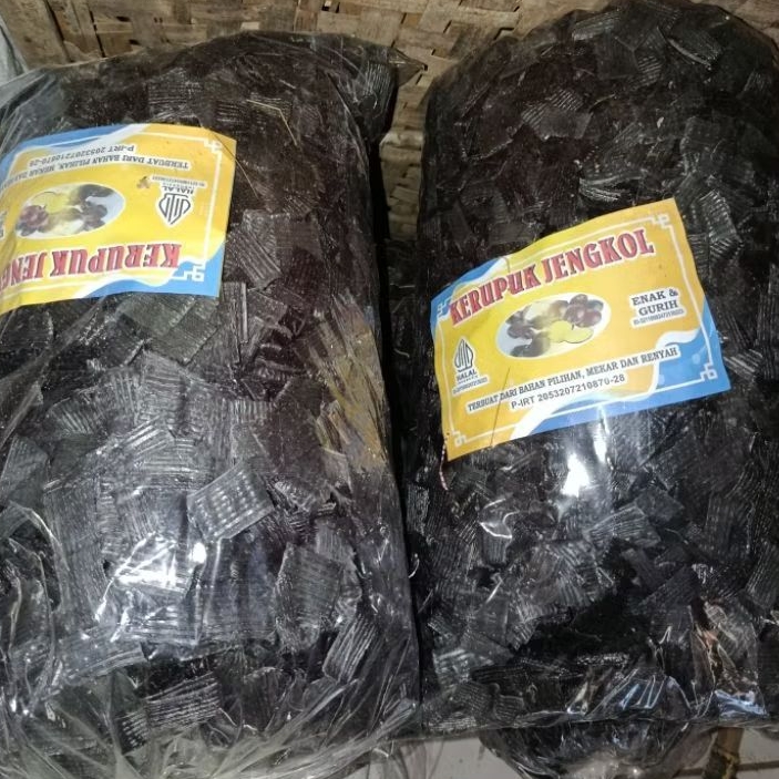 1 Kg Kerupuk Jengkol Mentah Krupuk Jengkol mentah kerupuk asbes mentah