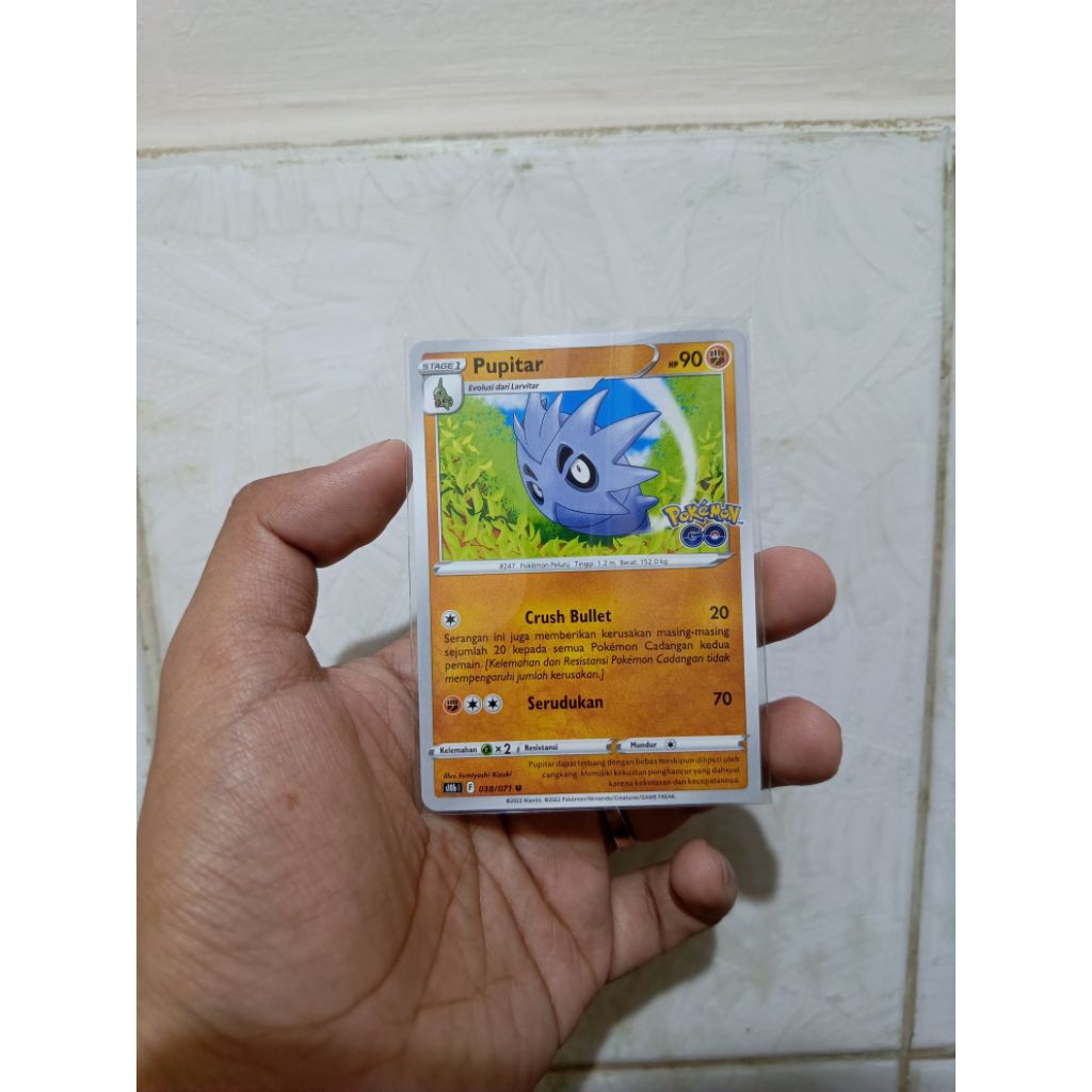 Pokemon Card Pupitar Pokemon Go Indonesia