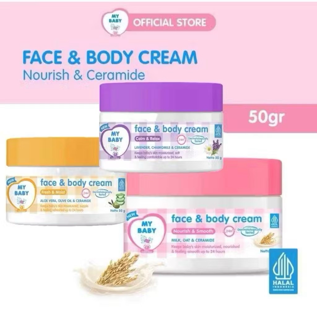 Baby Cream Face & body My Baby 50gram