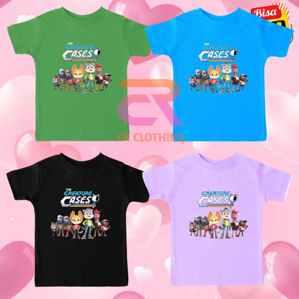 BAJU ANAK KARAKTER THE CREATURE CASES KAOS ANAK KARTUN TERBARU