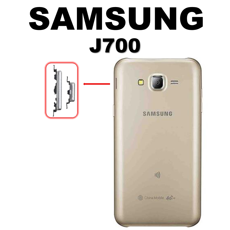 TOMBOL LUAR ON / OFF + VOLUME SAMSUNG SAMSUNG J700 ORIGINAL 100%