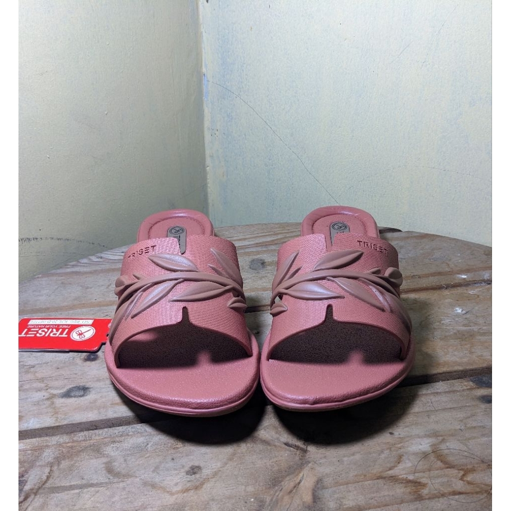 Sandal Flat Karet Triset Original