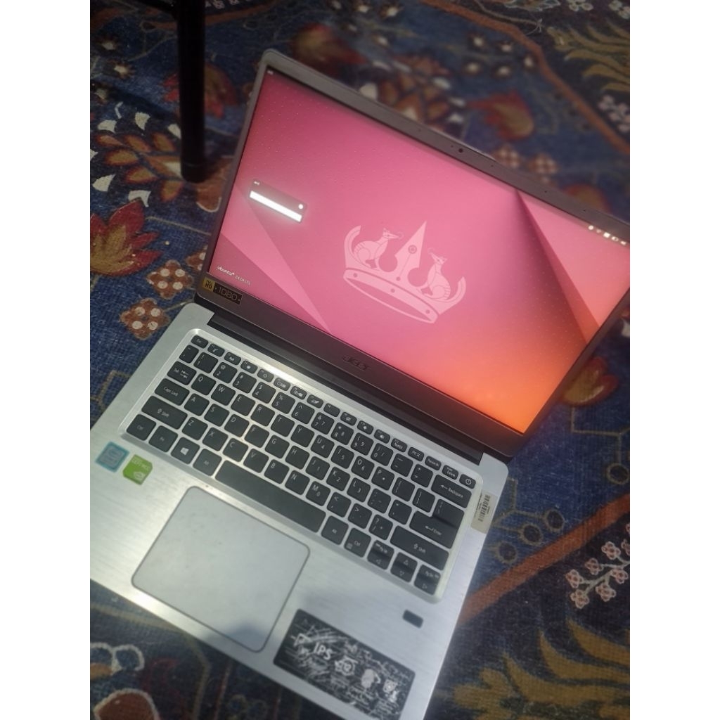 Laptop Acer swift 3 sf314-54,RAM 12 GB,Intel i5 gen 8,MX 150