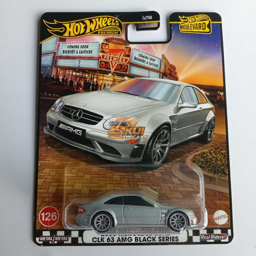 Hot Wheels Premium Boulevard 2008 Mercedes-Benz CLK 63 AMG Black Series