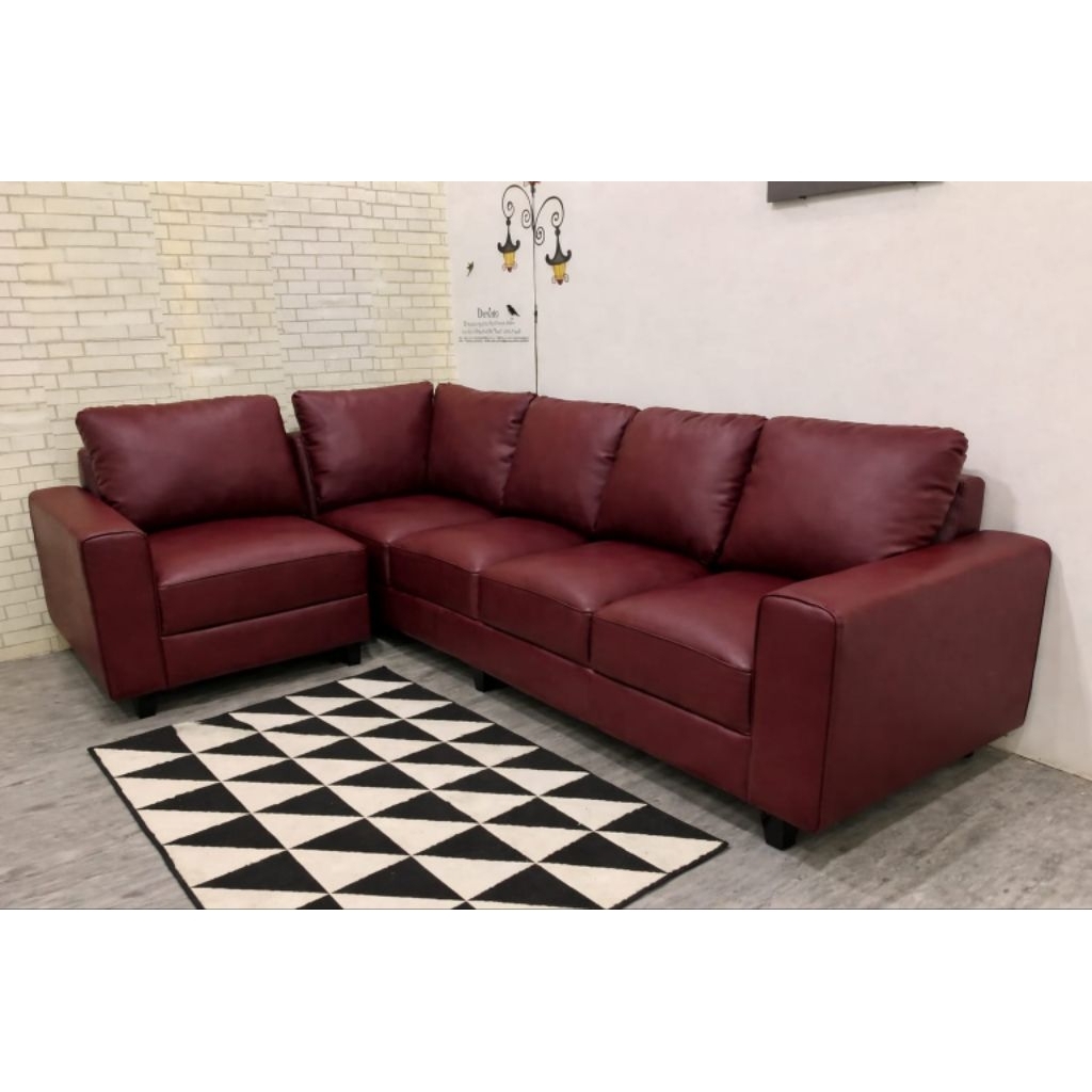 Sofa Tamu bahan kain oscar myo premium