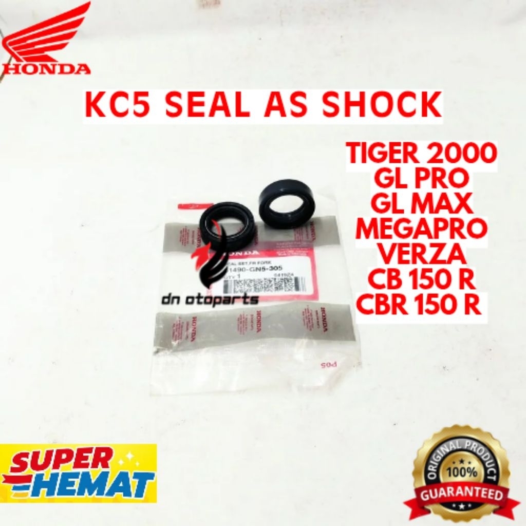 SEAL AS SHOCK ORIGINAL HONDA KODE KC5, SEAL AS SHOCK TIGER 2000, SEAL AS SHOCK GL PRO, SEAL AS SHOCK