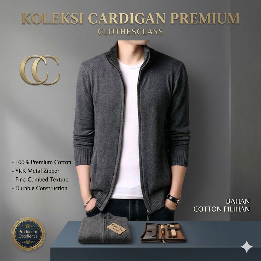 Sweater Pria / Sweater Rajut Pria Cotton Rajut Halus kualitas Premium