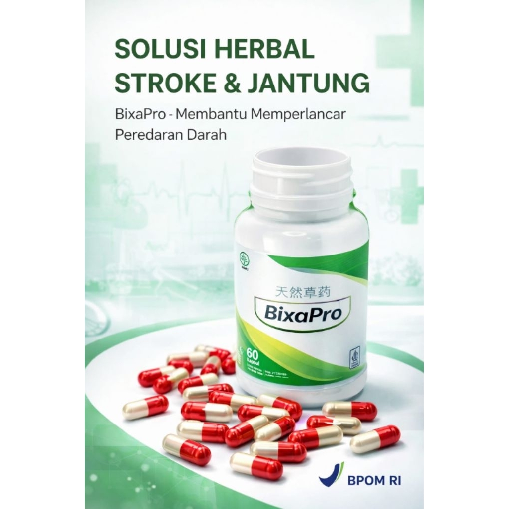 BixaPro, Bixapro Asli, obat stroke dan jantung paling ampuh