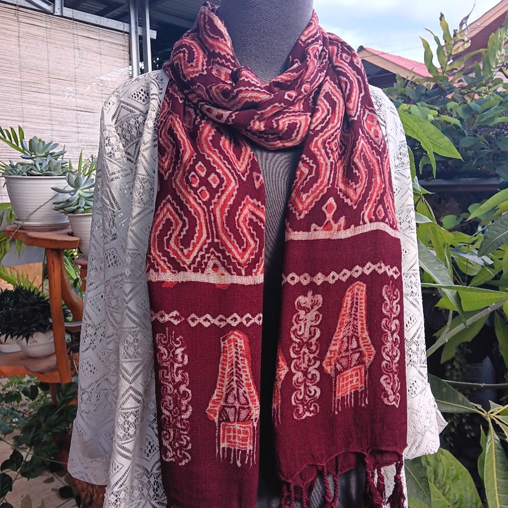 Selendang Halus Toraja Motif Toraja