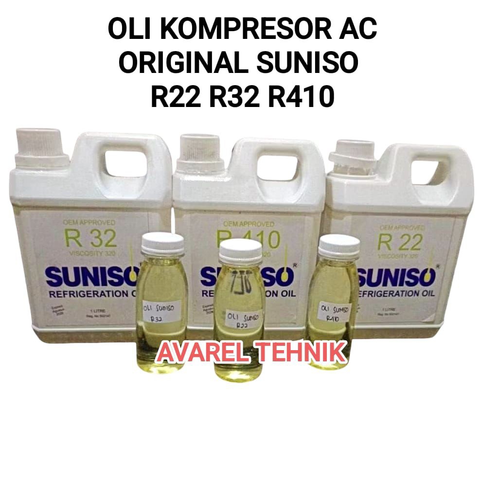 OLI KOMPRESOR AC R32, R410,R22 #ORIGINAL  OLI SUNISO R22, R410 , R32 # OLI AC  SUNISO