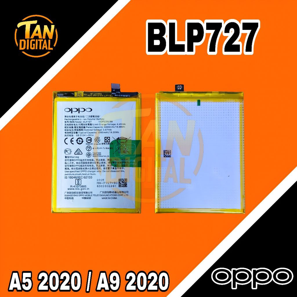 BATERAI BLP727 OPPO A5 2020 / OPPO A9 2020