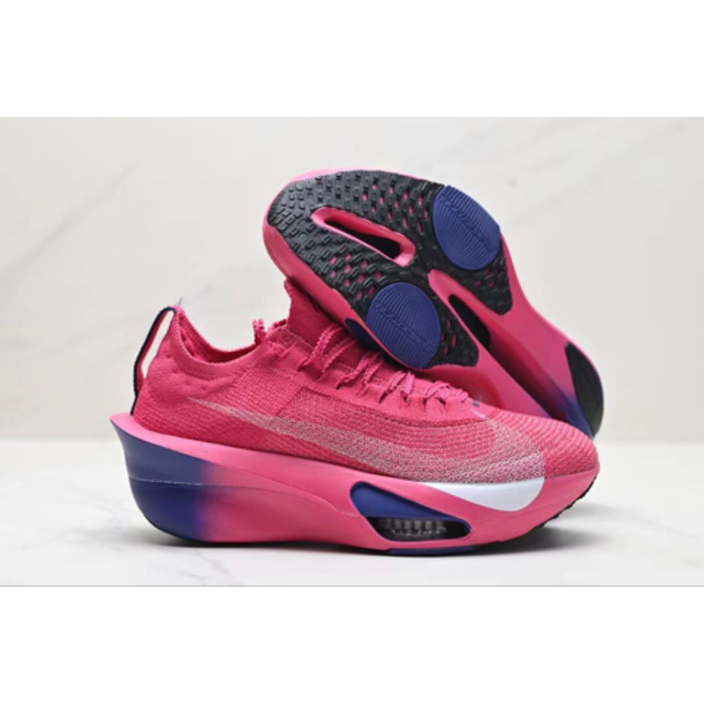 Sepatu Sneakers Zoom Alphafly NEXT 3 'Pink/Blue Olahraga Running