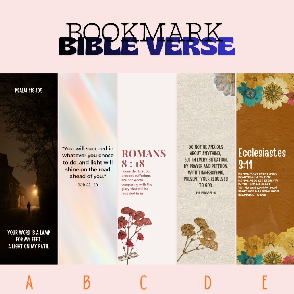 ​[CUSTOM] Bible Bookmark / Pembatas Alkitab
