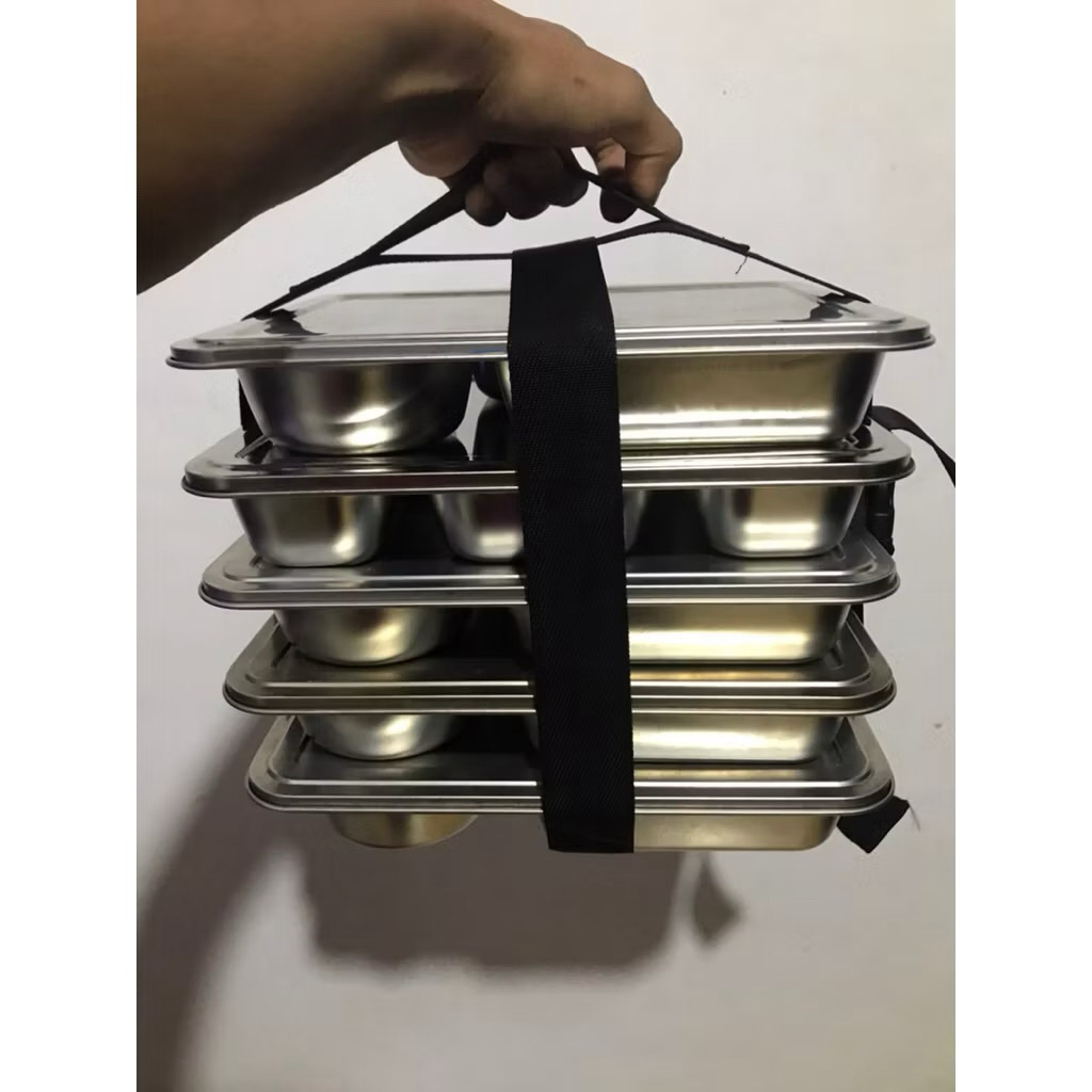 pengikat ompreng mbg 5 Foodtray rantang stainless mbg