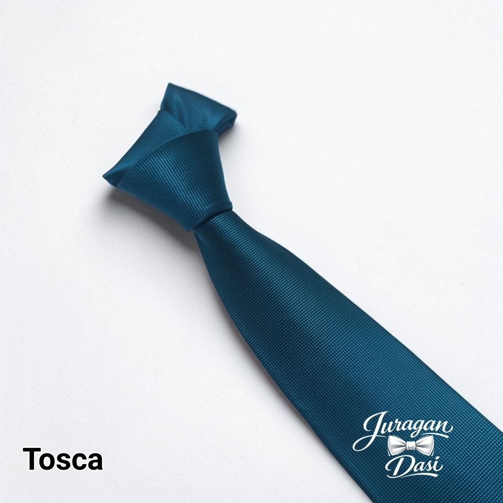 Dasi Pria Dasi Kantor Dasi Motif Kotak Halus Tosca