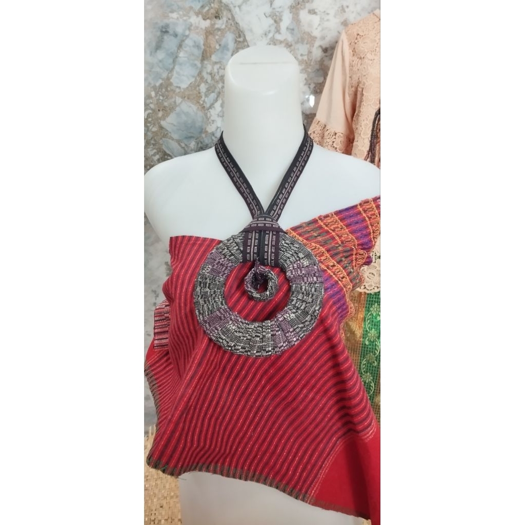 Kalung Etnik Ulos Handmade/Kalung ulos/Kalung Batak dengan design yang unik