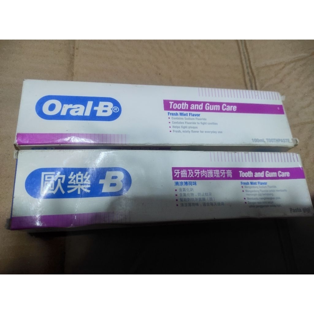 Oral B pasta gigi tooth and gum care 100ml