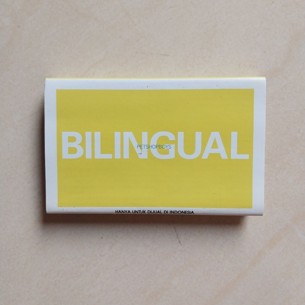 KASET PET SHOP BOYS ALBUM BILINGUAL