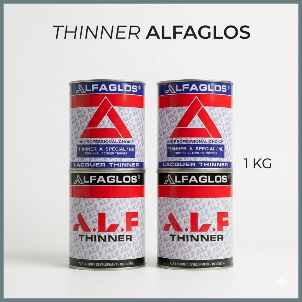 thinner ALFAGLOS 1 liter Pengencer Cat Duco, Epoxy
