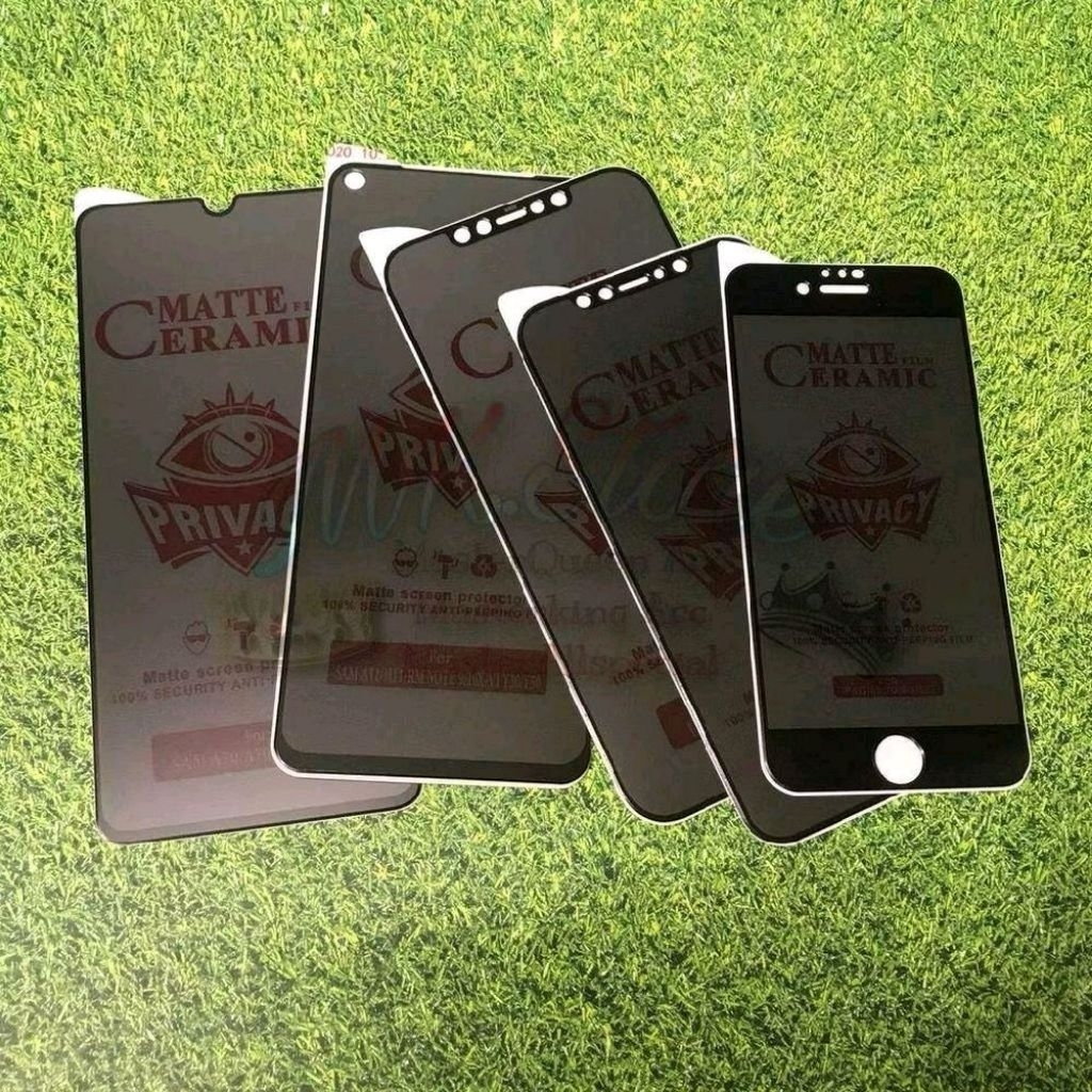 untuk OPPO A31 / A31 2020 / A33 / A37 / A38 / A39 Ceramic Glass PRIVACY/Anti SPY Glossy Full Cover/A