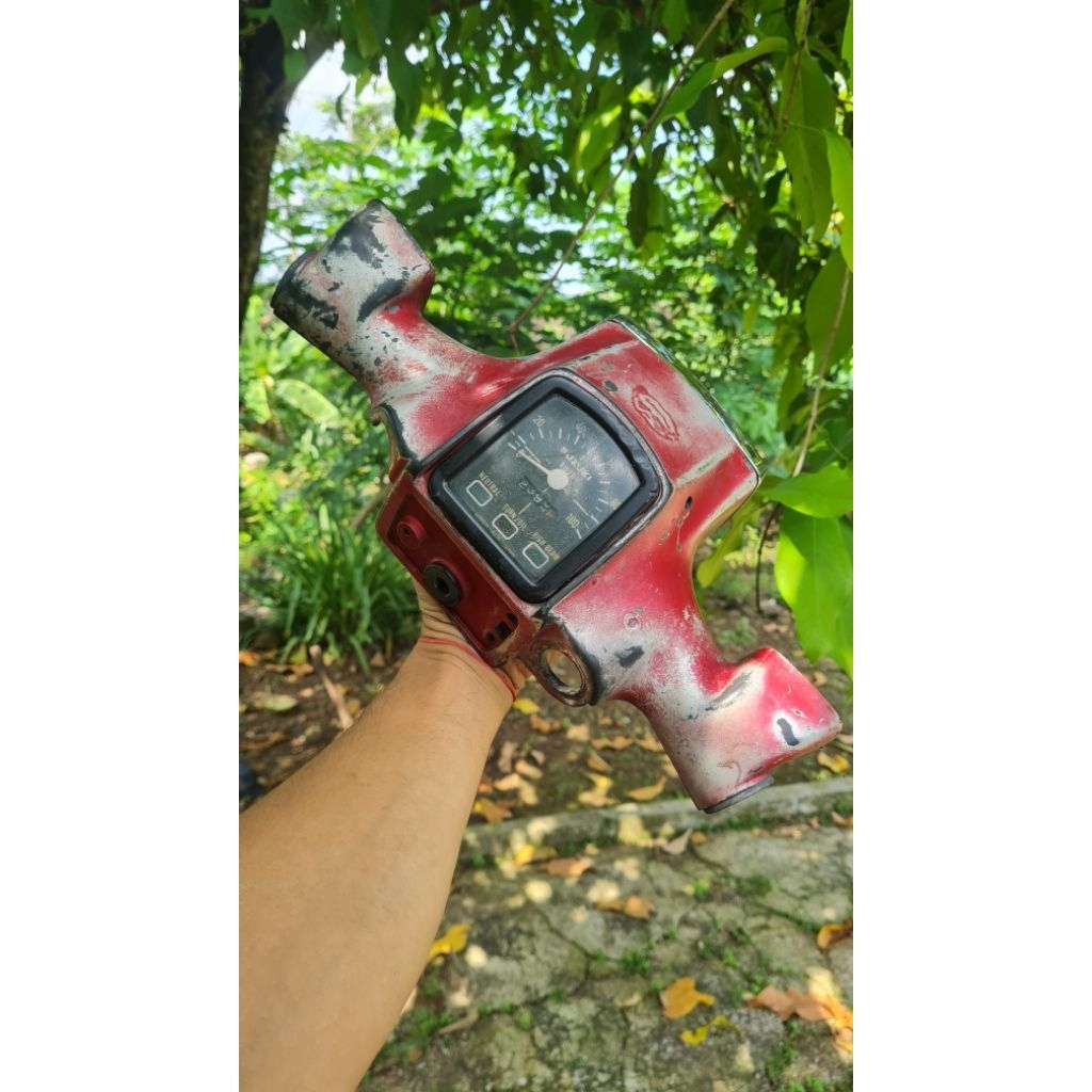 batok kepala set spedo dan reflektor suzuki fr80 platina