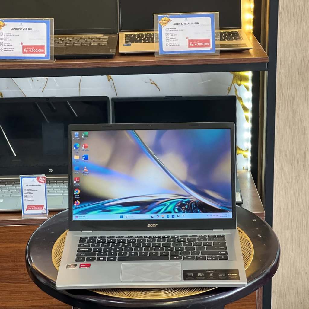 TERMURAH LAPTOP ACER A314-23MAMD RYZEN 5-7520U/SSD512GB/RAM8GB/BERGARANSI