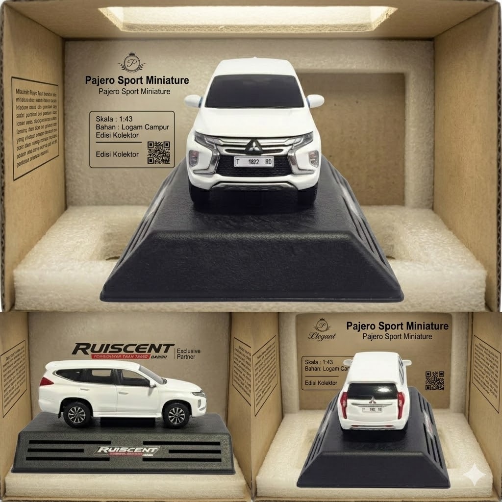 Pajangan AKSESORIS Mobil Pajero Sport 2016 - 2023