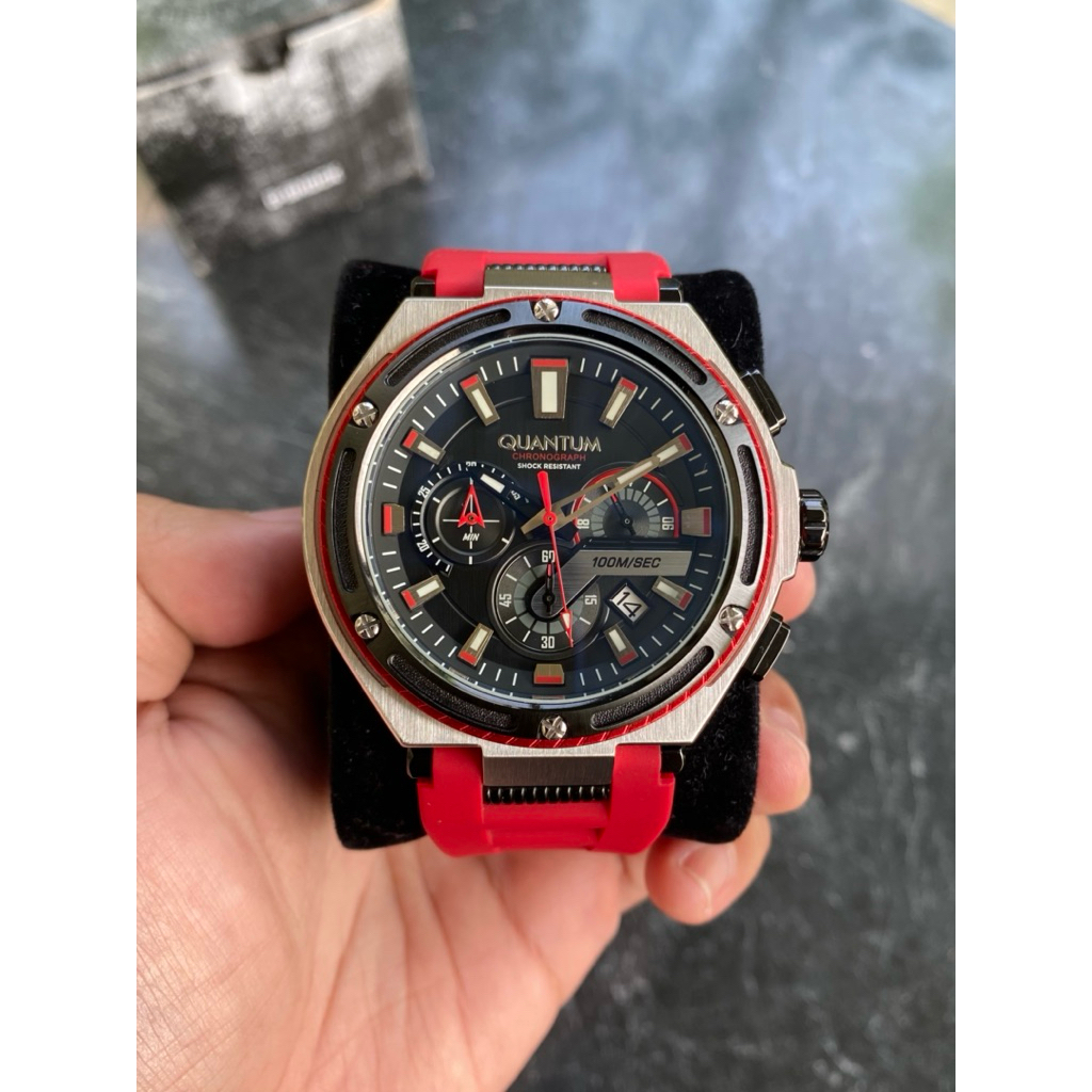 Jam Tangan Pria Quantum Hunter HNG1010.359 Second Like New
