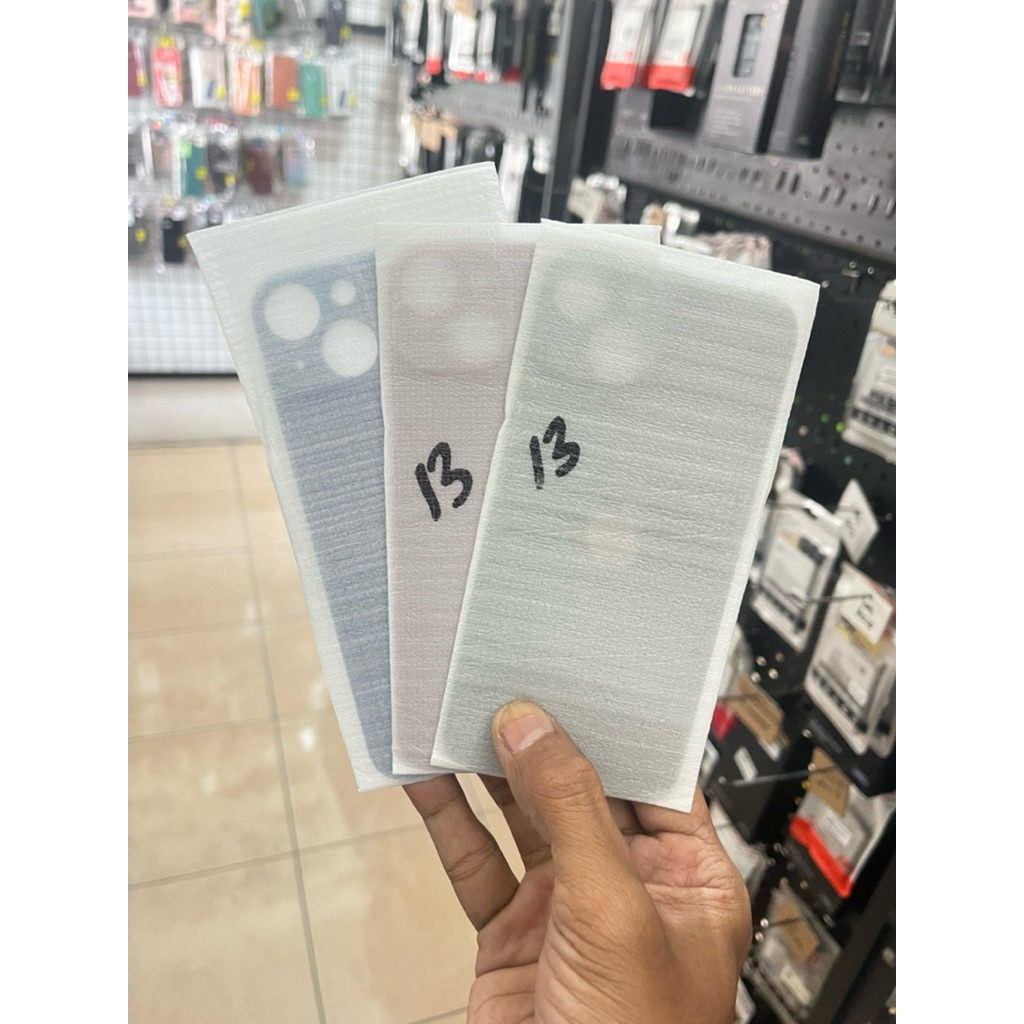 BACKGLASS / BACKDOOR IPHONE 13 BASIC ORIGINAL TUTUP BATRE TERMURAH