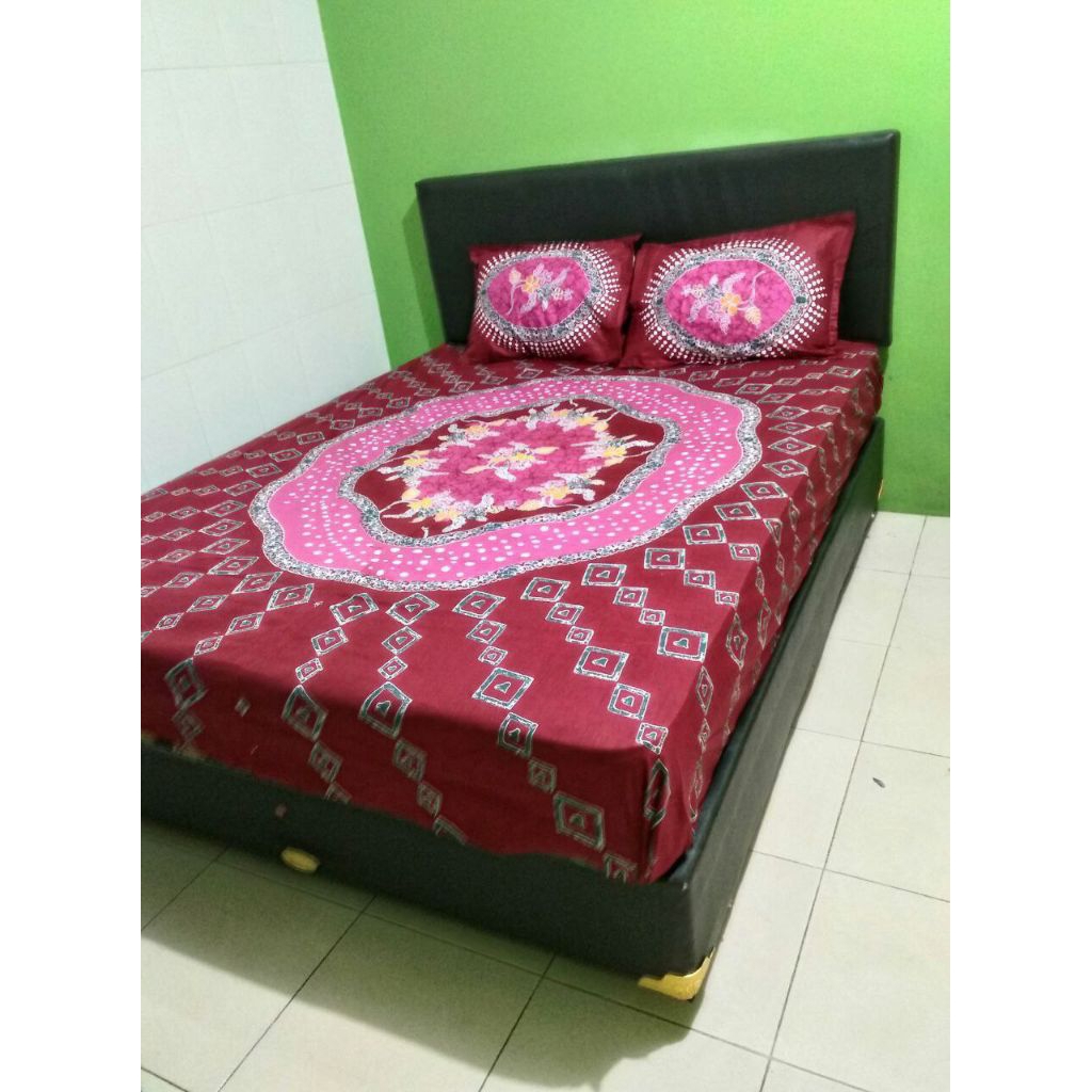 SPREI BATIK CAP PEKALONGAN UKURAN 180X200