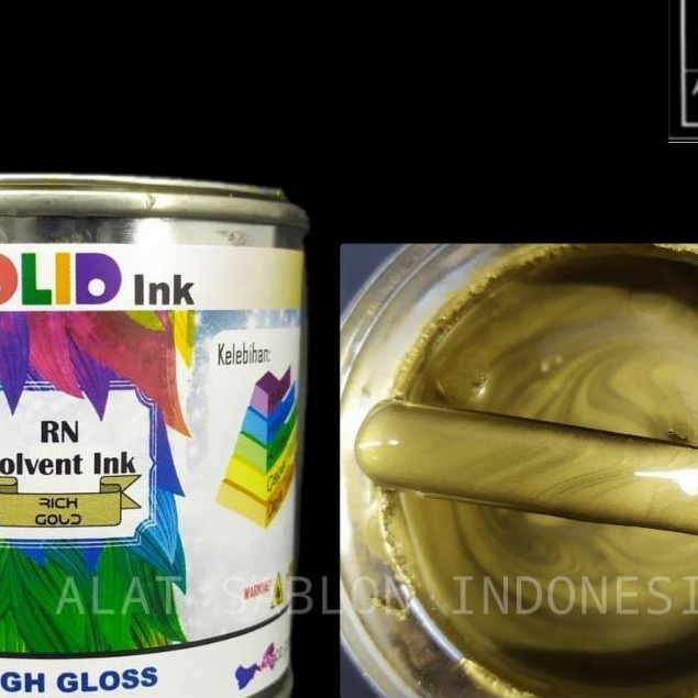 TINTA SABLON PVC SOLID INK RICH GOLD 1KG